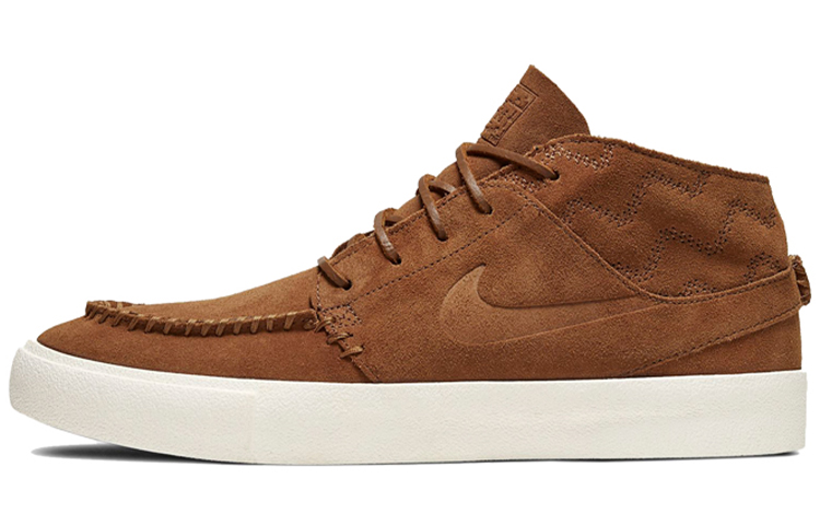 Кеды Nike SB Stefan Janoski Mid RM (коричнево-желтые)