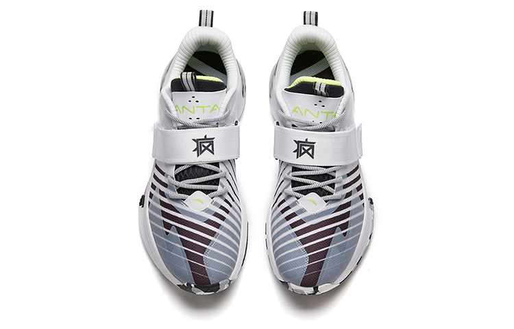 Anta Hengsao3 Slip Resistant Abrasion Resistant Low top Basketball Shoes Men’s Carbon Gray