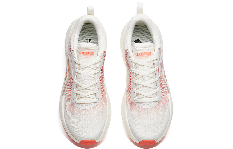 Anta Cushioning Breathable Abrasion Resistant Low top Training Shoes Women’s Ivory White