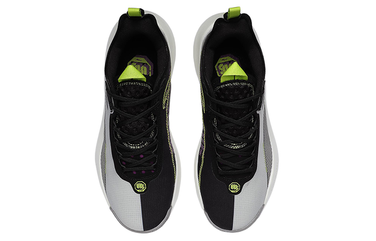 Li Ning BD5 Street Sole Reflective Low top Basketball Shoes Women’s White Black Green
