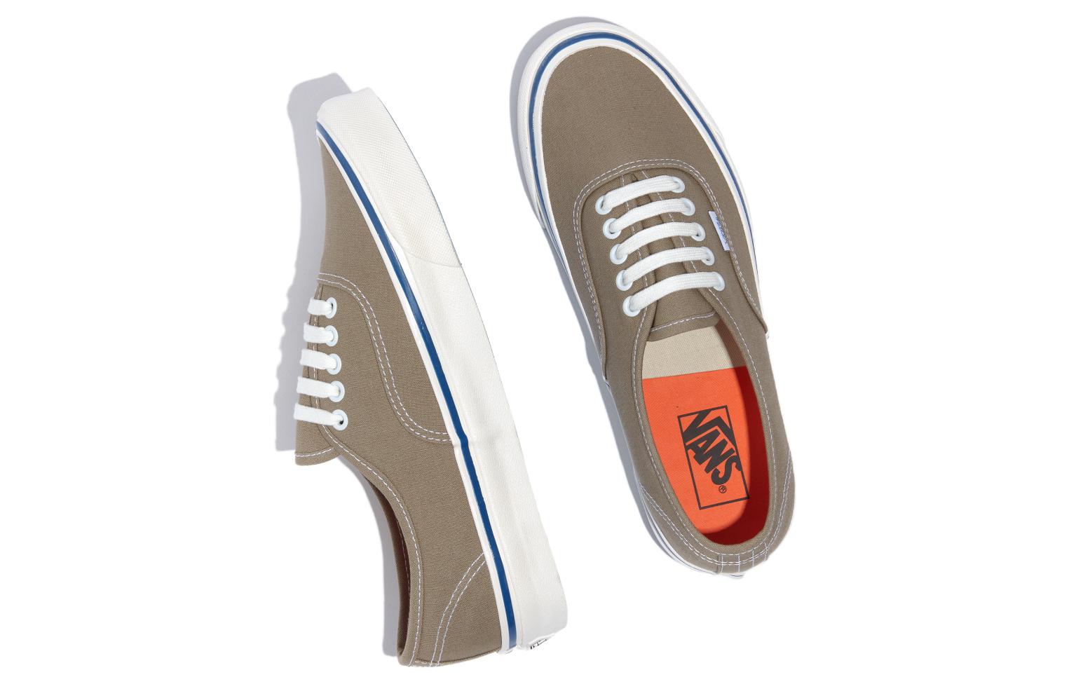 Кеды Vans Authentic 44 DX Anaheim Deck DX (коричнево-белые) — фото 3