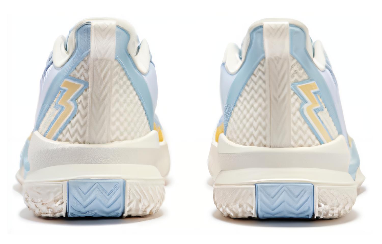 361° Cushioning Abrasion Resistant Lightweight Low top Basketball Shoes Men’s White Blue
