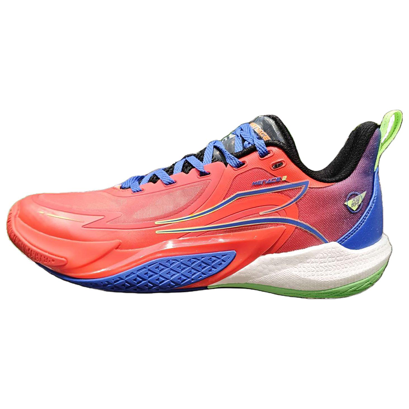 361° Blitz 2 Cushioning Abrasion Resistant Rebound Low top Basketball Shoes Men’s Sparrow Flower Red Game Blue