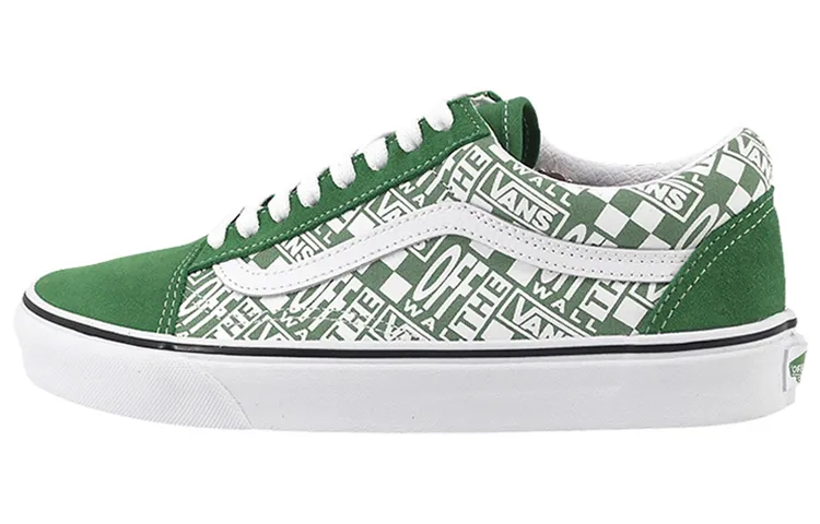 Old Skool Vans 'Off The Wall - Green'