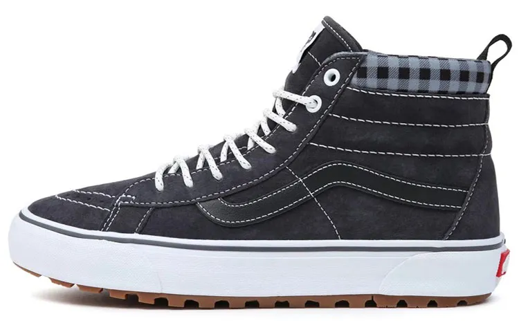 Sk8 Vans-Hi MTE-1 'Plaid Grey'