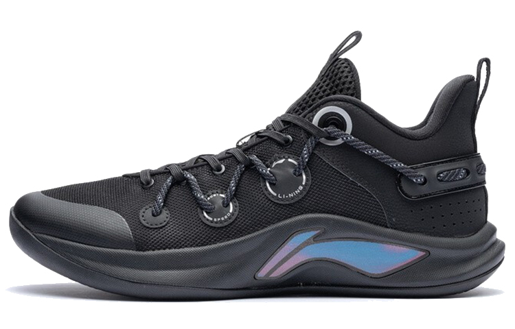 Li Ning Speed Team Textile, Synthetic Leather Cushioning Slip Resistant Abrasion Resistant Breathable Rebound Low top