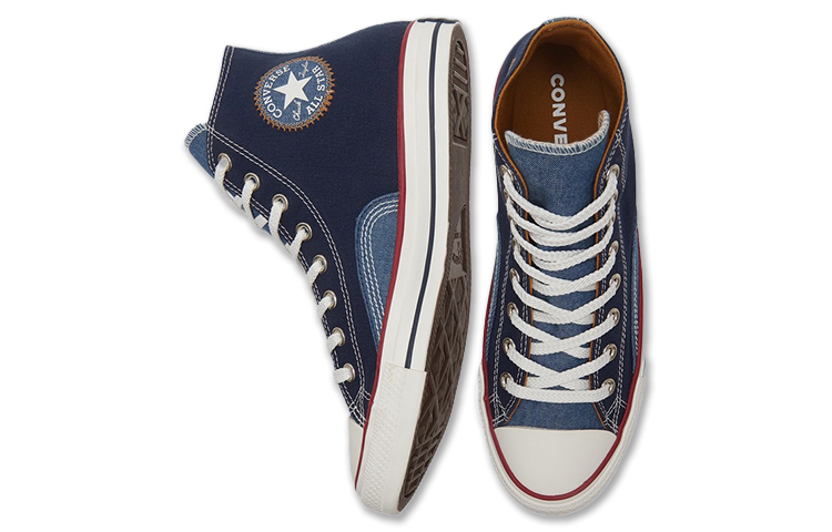 кеды Converse Chuck Taylor All Star 1970s Indigo Boro (синие) — фото 5