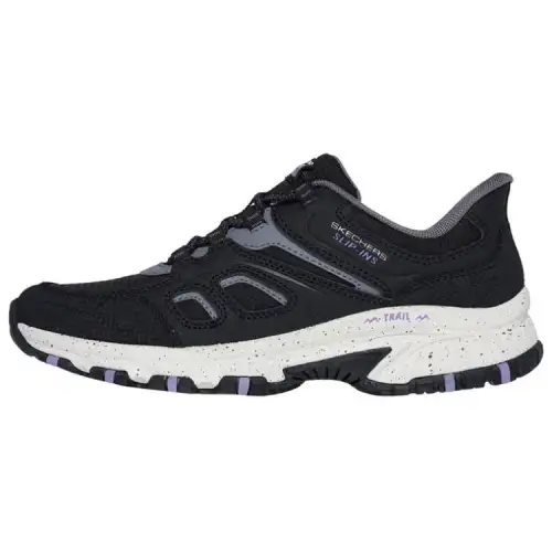 Skechers Slip Ins Low top Hiking Shoes Women's Black Purple