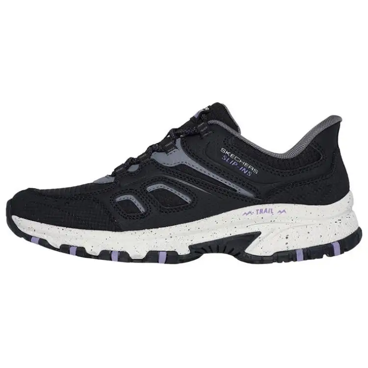 Skechers Slip Ins Low top Hiking Shoes Women's Black Purple