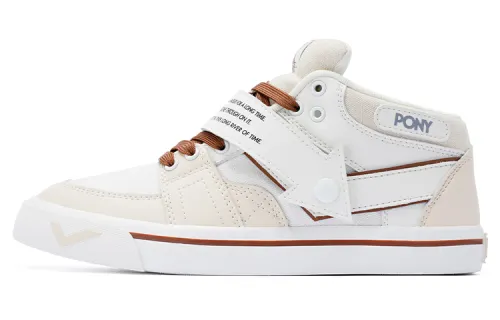 Pony Atop Textile, Synthetic Leather, Split Cow Leather Coverage Slip Resistant Cushioning Abrasion Resistant Low top
