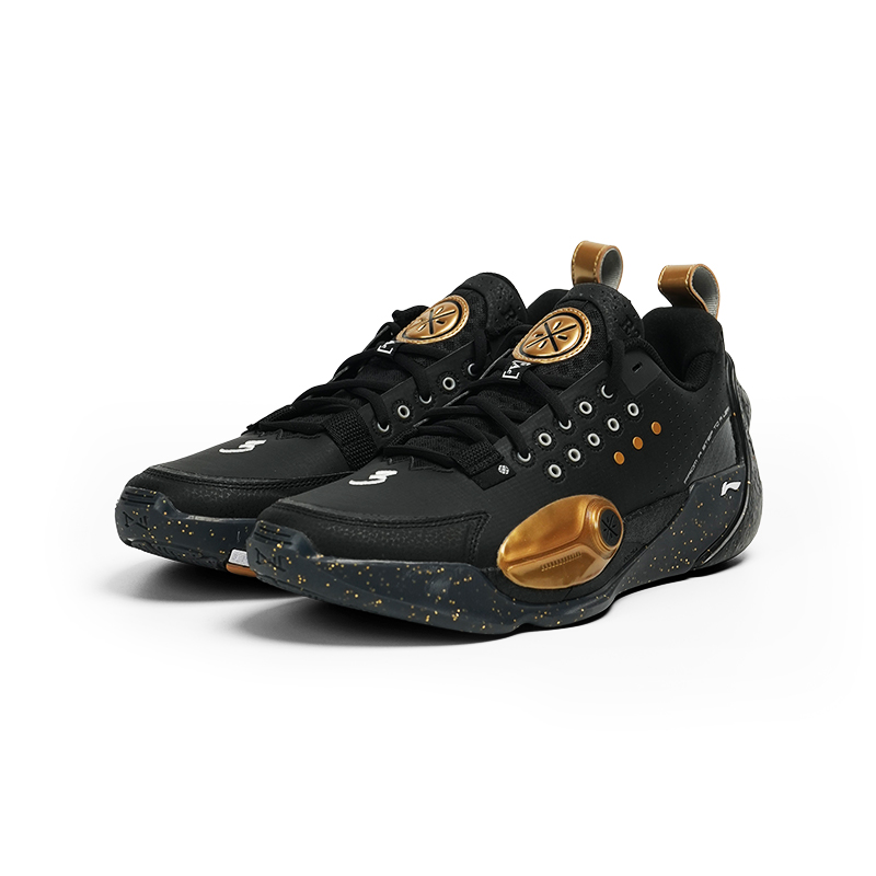 Li Ning All City 13 Cushioning Slip Resistant Abrasion Resistant Low top Basketball Shoes Men’s Black