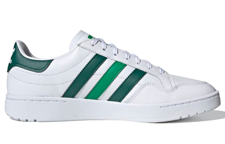 Кеды adidas originals Team Court (бело-зеленые) — фото 2