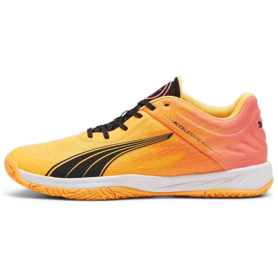PUMA Accelerate Comfortable And Lightweight Low top Training Shoes Men's Orange Yellow