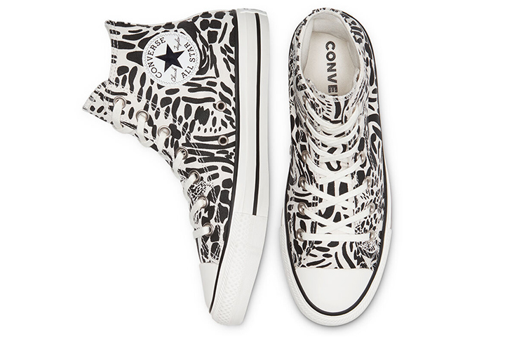 Кеды Converse Chuck Taylor All Star Hi (черно-белые) — фото 4