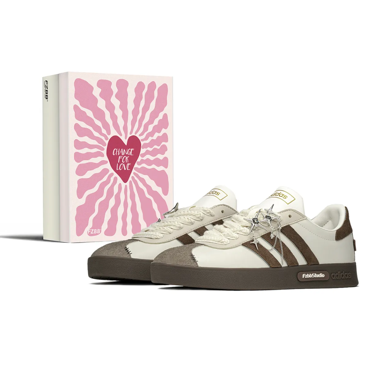 Adidas Vl Court Low top Skateboard Shoes Unisex Beige Red