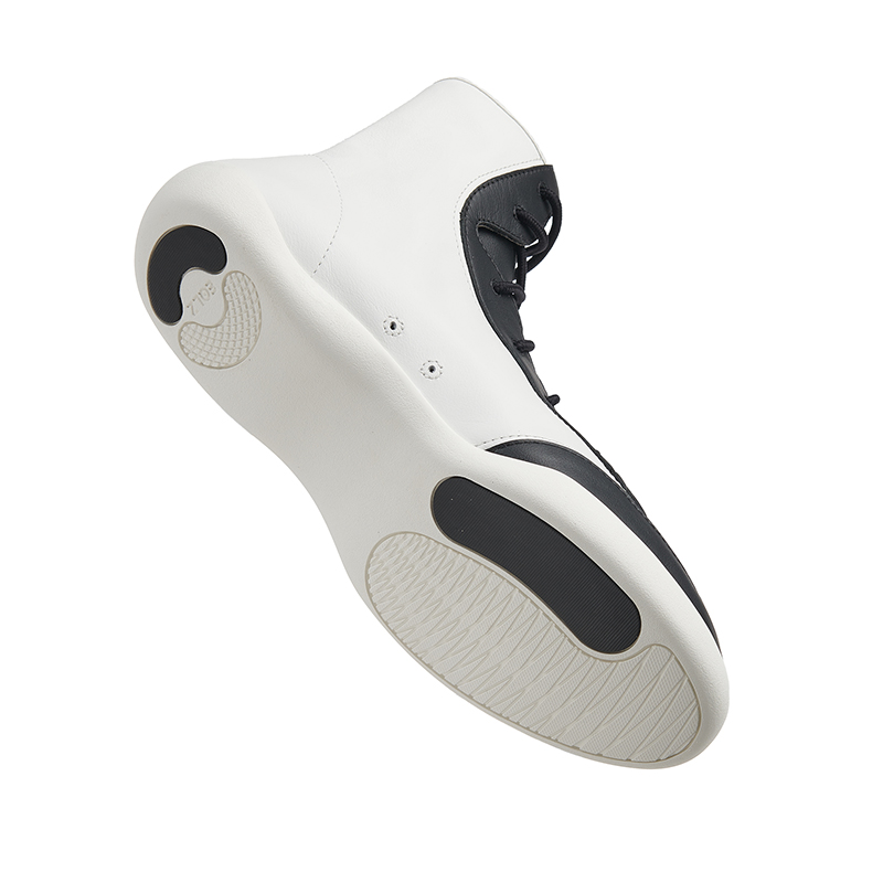 EQLZ EQUALIZER 1960HI Cow Leather Slip Resistant Abrasion Resistant High top Vintage Basketball Shoes Unisex