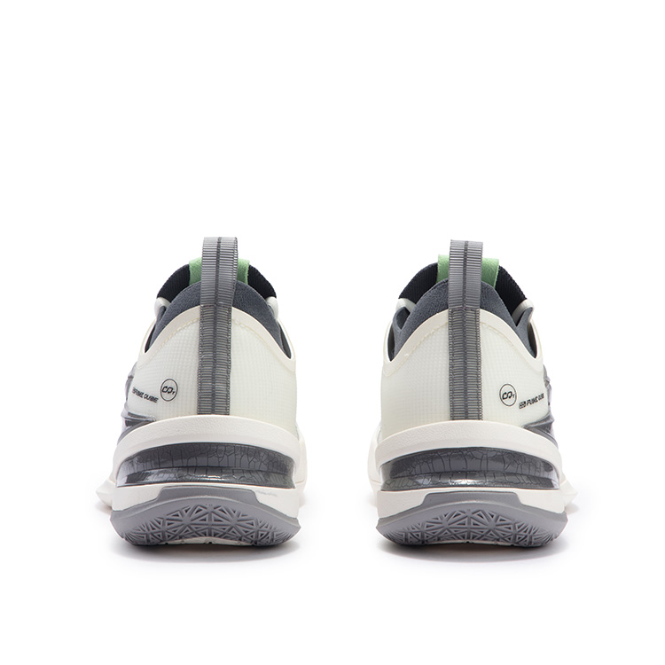 361° BIG3 5.0 Pro Basketball Shoes Men’s Low Top Feather White/Smoke Gray