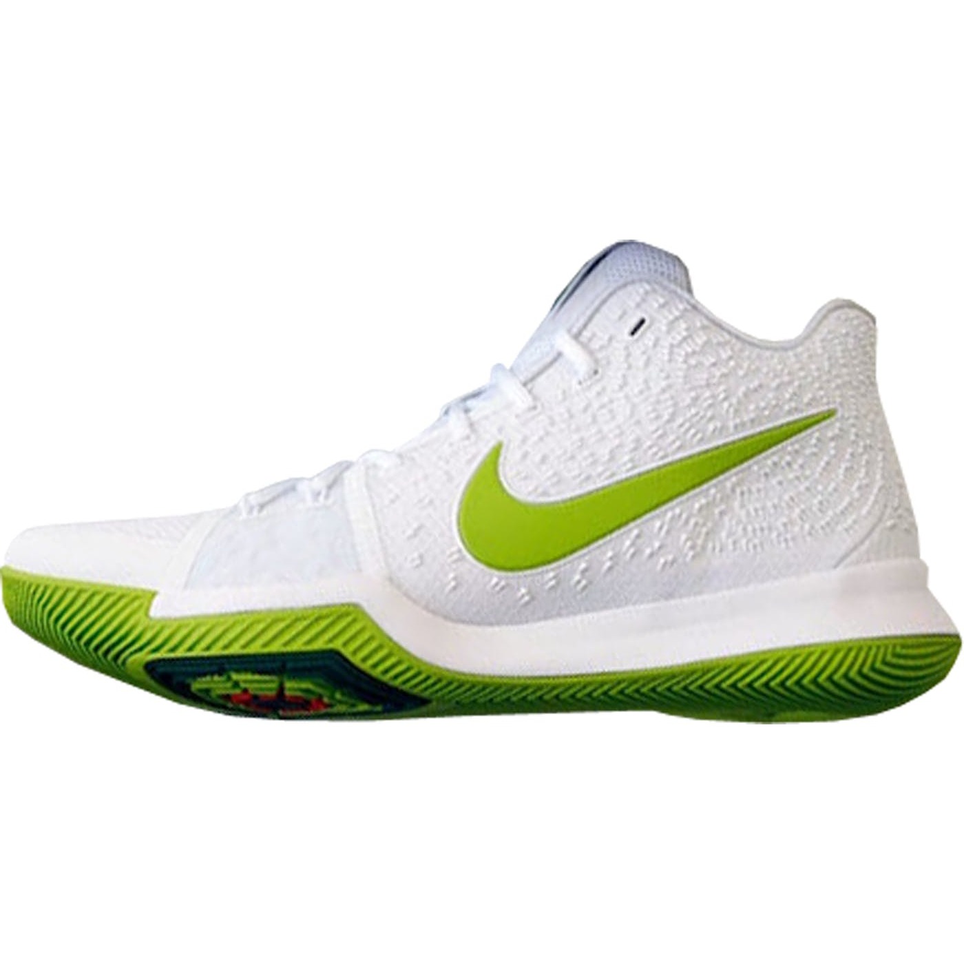Nike Kyrie 3 Mountain Dew K.A.R.E. Kit round toe lace-up non-slip lightweight mid-top practical basketball shoes men's white green