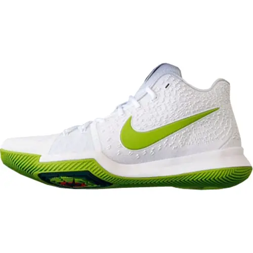Nike Kyrie 3 Mountain Dew K.A.R.E. Kit round toe lace-up non-slip lightweight mid-top practical basketball shoes men's white green