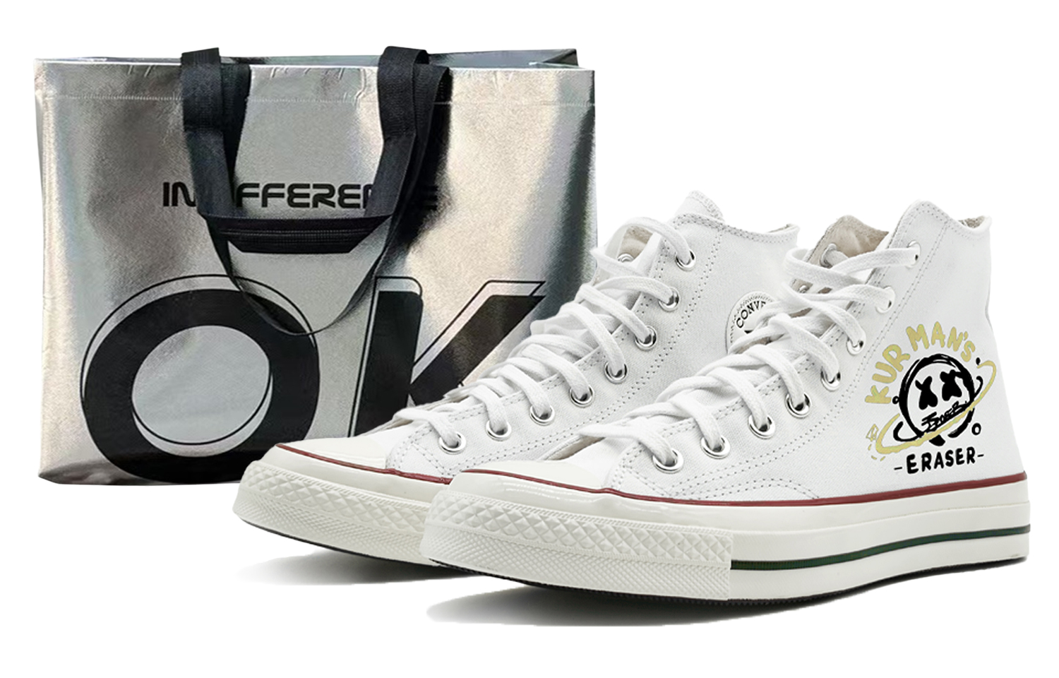 Converse 1970s Chuck Taylor High top Canvas Shoes Unisex Yellow White