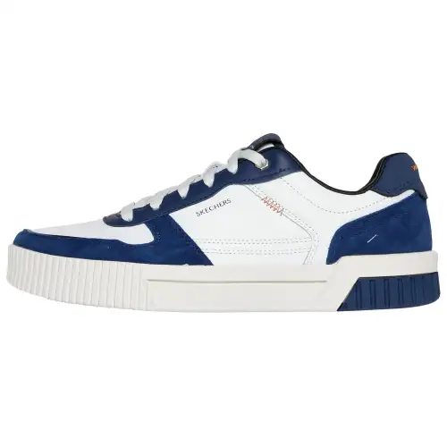 Skechers Low top Skateboard Shoes Men's White Blue