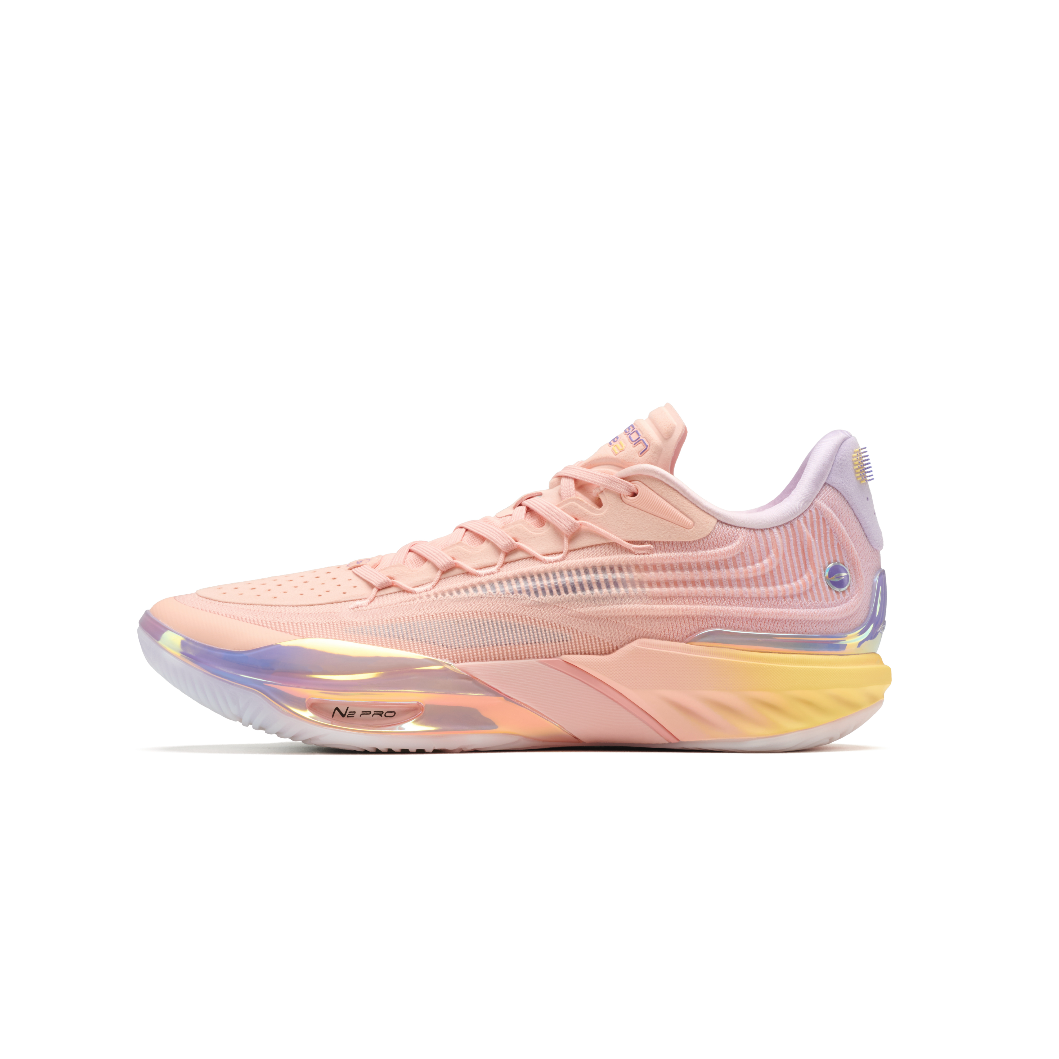 ANTA SNEAKERVERSE Eclosion Type 2 Abrasion Resistant Breathable Low top Midfoot Carbon Plate Basketball Shoes Men’s