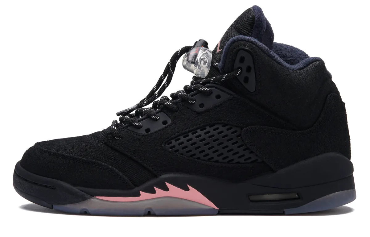 Jordan Air Jordan 5 Paris Night 2.0 Mid-top Vintage Basketball Shoes Women's Black