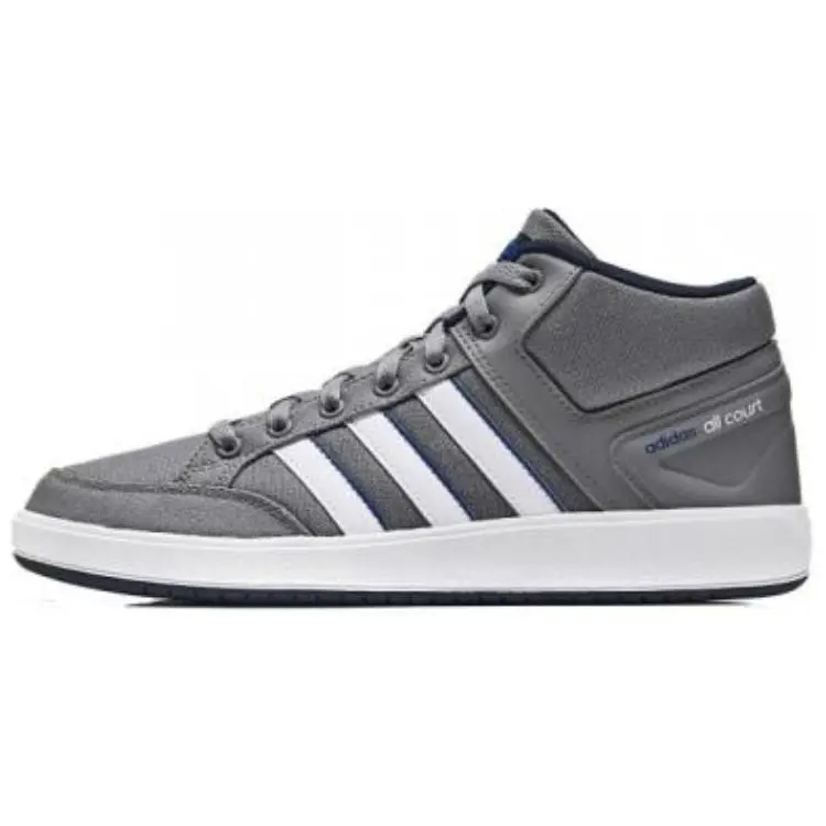 Adidas Slip Resistant Abrasion Resistant Slip Resistant Abrasion Resistant Mid top Skateboard Shoes Men's Gray