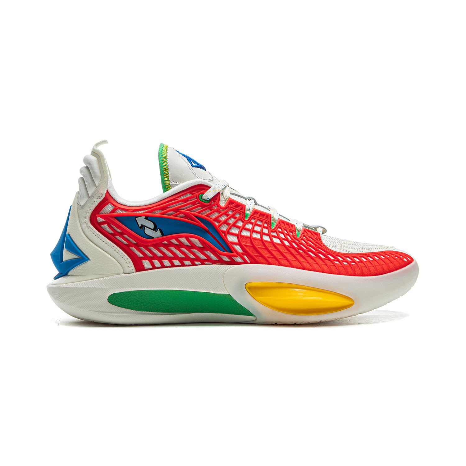 Li Ning JB3 Low top Basketball Shoes Men’s White Blue Red
