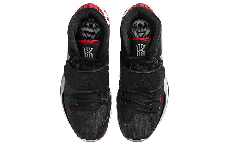 Баскетбольные кроссовки Nike Kyrie 6 (черно-красный) — фото 4