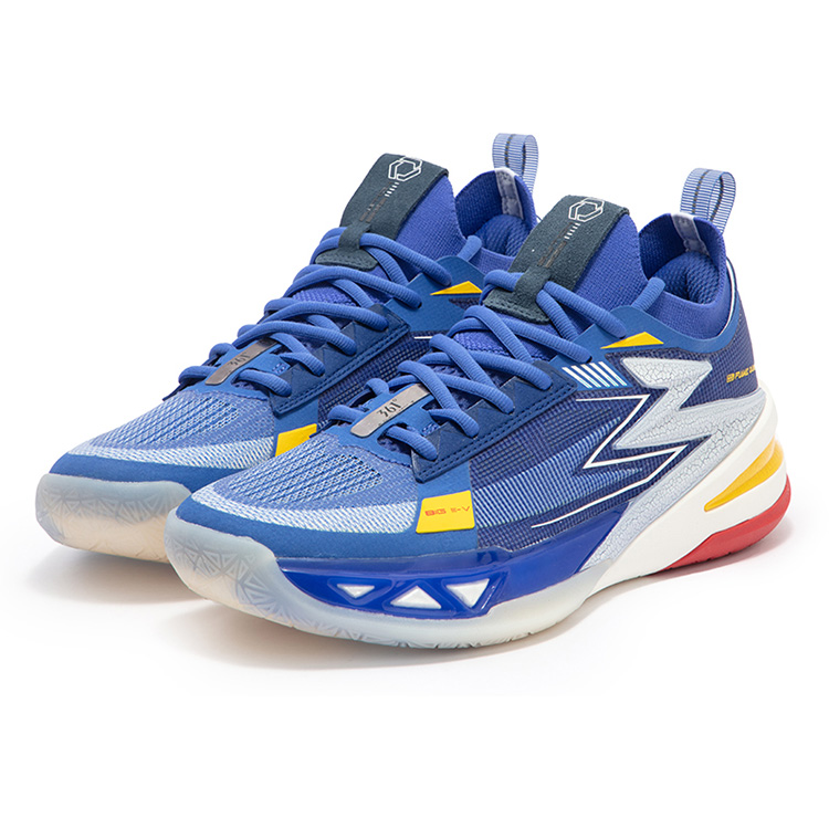 361° BIG3 5.0 Pro Basketball Shoes Men’s Low Top Shining Blue/Feather White