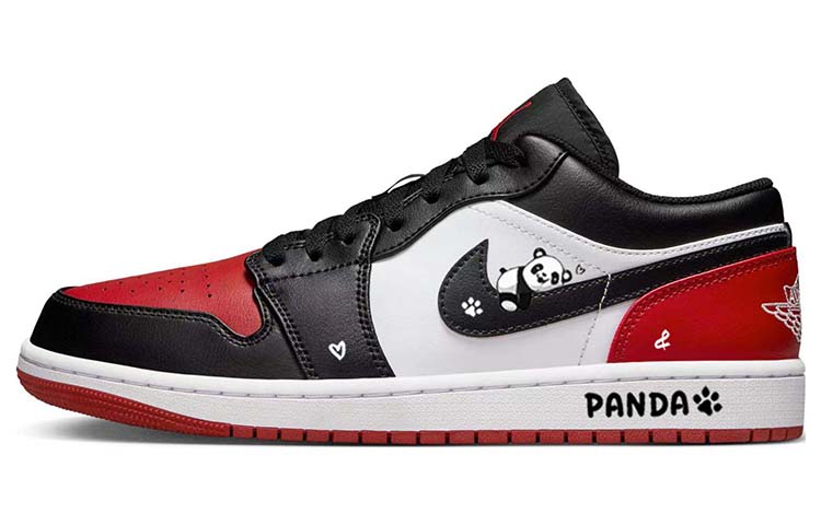 Jordan Air Jordan 1 Vintage Basketball Shoes Men's Low Top Red/Black
