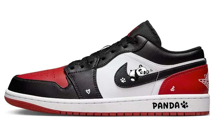 Jordan Air Jordan 1 Vintage Basketball Shoes Men's Low Top Red/Black
