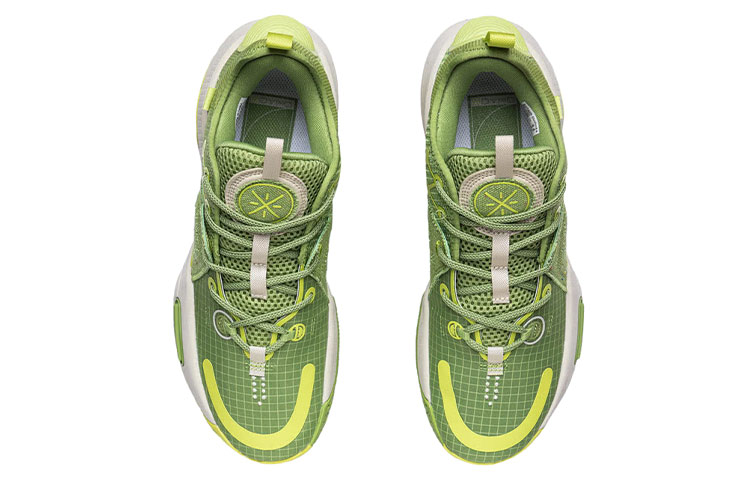 Li Ning All City 9 V1.5 Cushioning Slip Resistant Abrasion Resistant Low top Basketball Shoes Men’s Olive Green