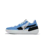 PUMA Clyde Hardwood Team Abrasion Resistant Low top Basketball Shoes Unisex Blue