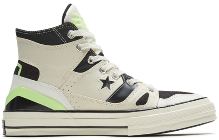 Высокие кеды Converse 1970s Chuck 70 E260 (бежевый / черный) — Бежевый / чёрный — фото 2