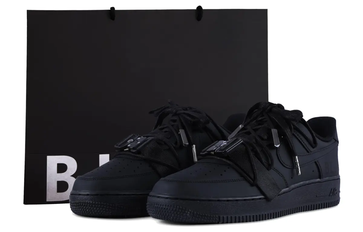Nike Air Force 1 Low top Skateboard Shoes Unisex Pure Black