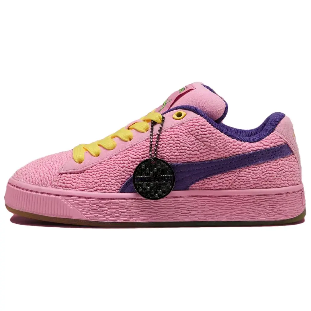 RENZHESHENGUI x PUMA Suede XL 2 Low top Skateboard Shoes Men's Pink Purple