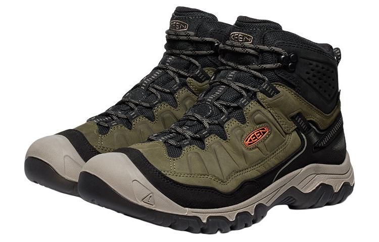KEEN Targhee IV Round Tip High top Mountaineering Shoes Men’s Green