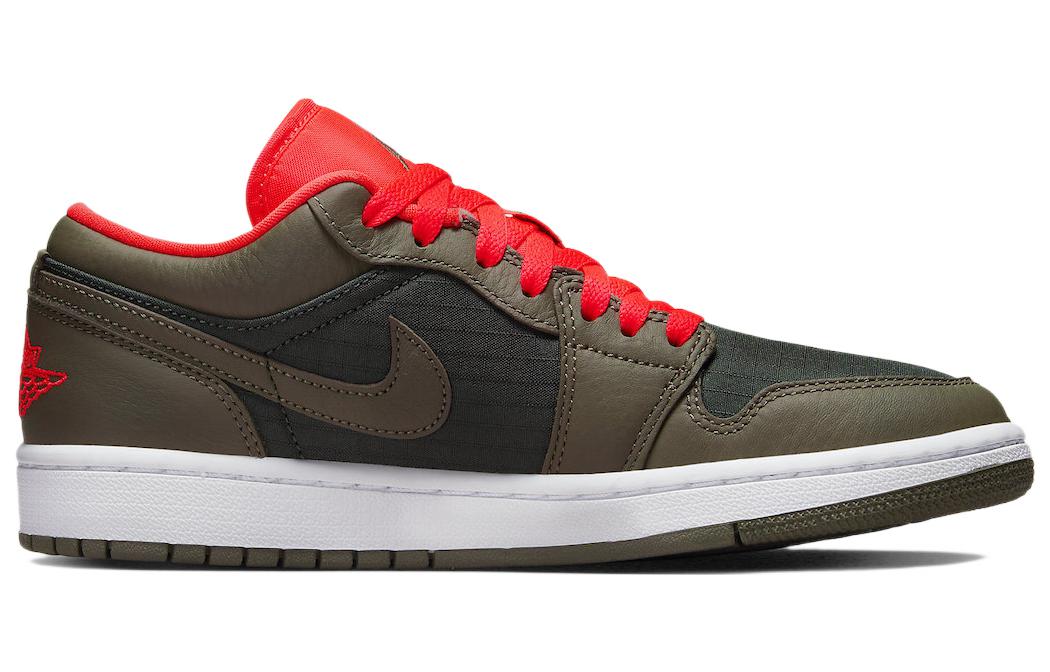 Jordan 1 Low Se Newsprint Olive Grey Women’s
