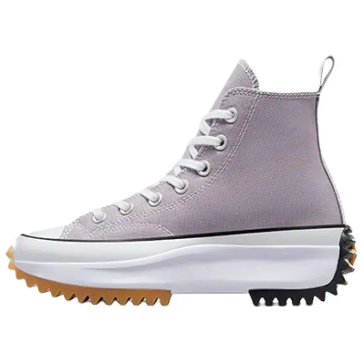 Converse Run Star Hike Platform High top Canvas Shoes Women's Light Purple