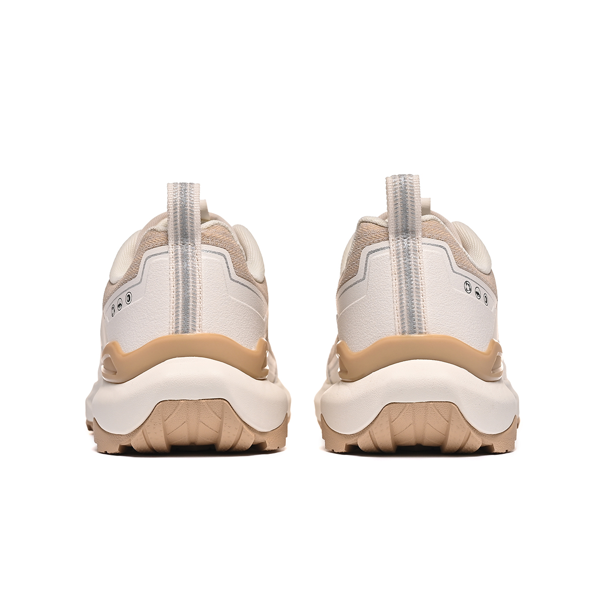 TUTU Cushioning Abrasion Resistant Moisture Wicking Low top Hiking Shoes Unisex Ivory Yellow