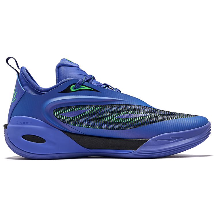 Erke Humble 2.0 Cushioning Slip Resistant Anti Rollover Low top Basketball Shoes Men’s Peacock Colorway