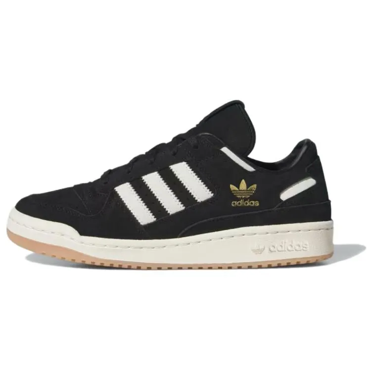 Adidas Originals FORUM Abrasion Resistant Abrasion Resistant Low top Skateboard Shoes Unisex Black