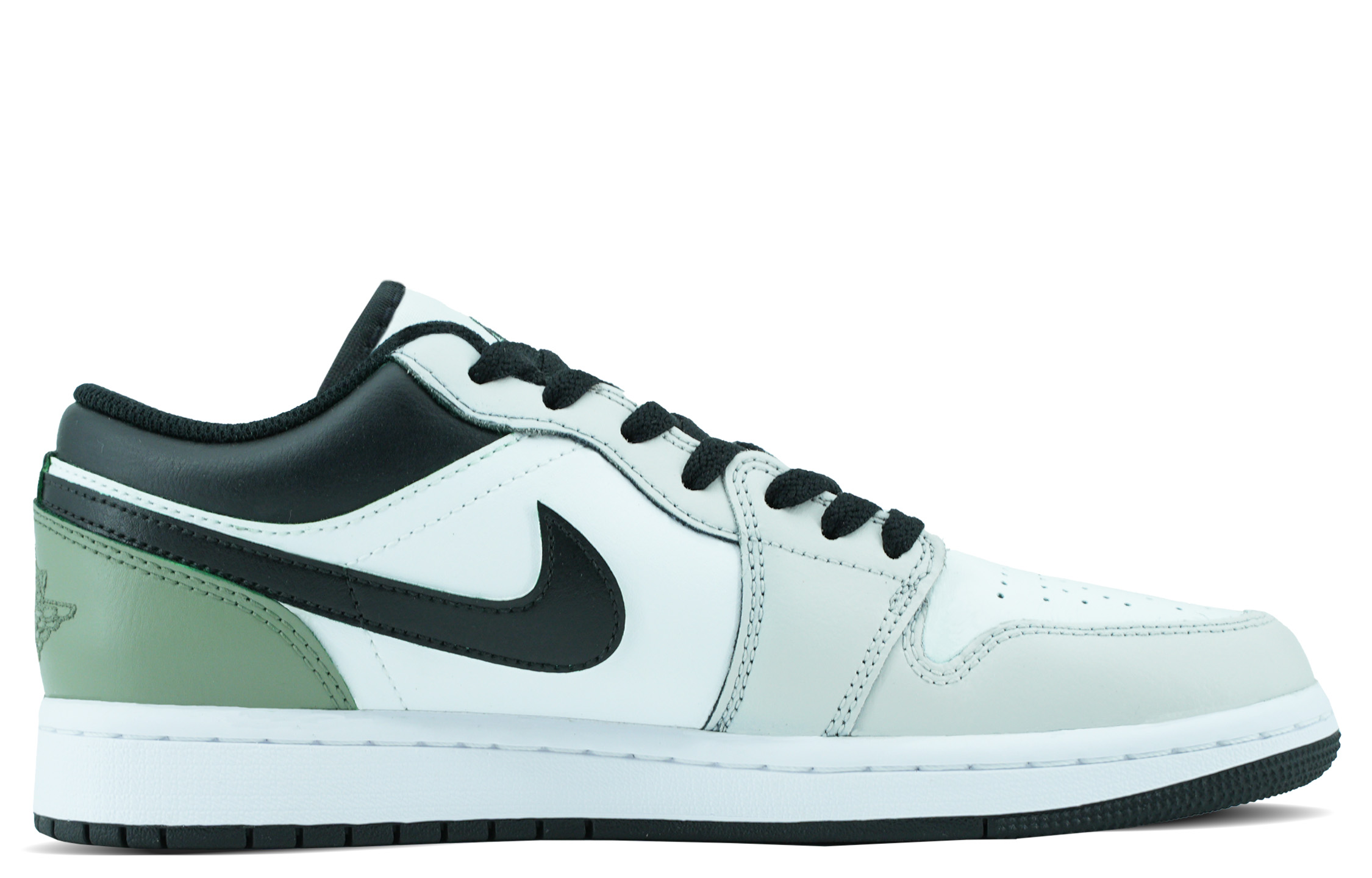 Jordan Air Jordan 1 Slip Resistant Abrasion Resistant Low top Vintage Basketball Shoes Men’s Green