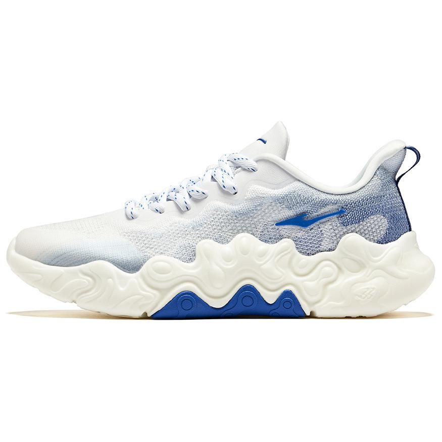 Erke Chaos 3.0 Cushioning Abrasion Resistant Cushioning, Wear Resistant Low top Training Shoes Men’s White Blue