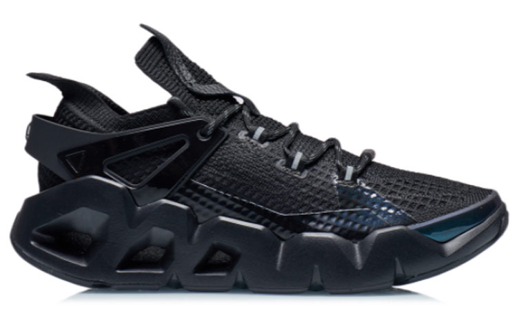 Li Ning Essence 2.3 Delta Cushioning Breathable Low top Vintage Basketball Shoes Women’s Black