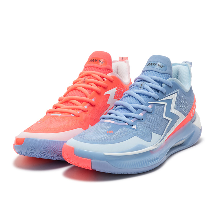 361° BIG3 5.0 Quick PRO Basketball Shoes Men’s Low Top Sky Blue/Glacier Blue