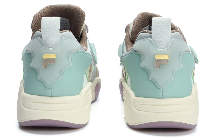 FILA FUSION Lifestyle Basketball Heritage Sneakers ‘Blue White Purple’ Women’s