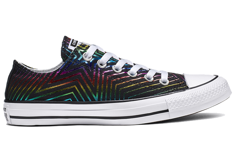 Женские кеды Converse Chuck Taylor All Star Exploding Star Low Top (черные) — Чёрный — фото 2